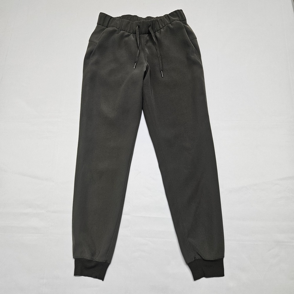 Lululemon On The Fly Jogger Women's Sz 4 Olive Green Performance Jogger Pants